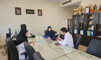 برگزاری جلسه رئیس دانشکده طب سنتی با مدیر بیمارستان شهدای تجریش